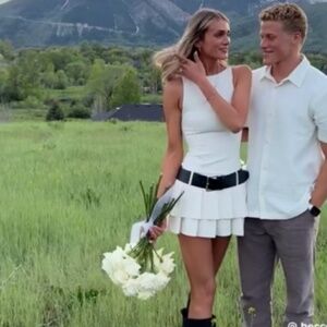 Zara Belted Pleated Dress - NEW WITH TAGS